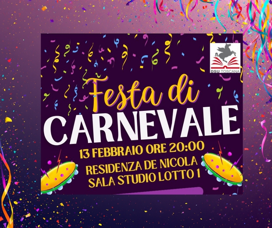 Siena - Festa di carnevale alla residenza De Nicola